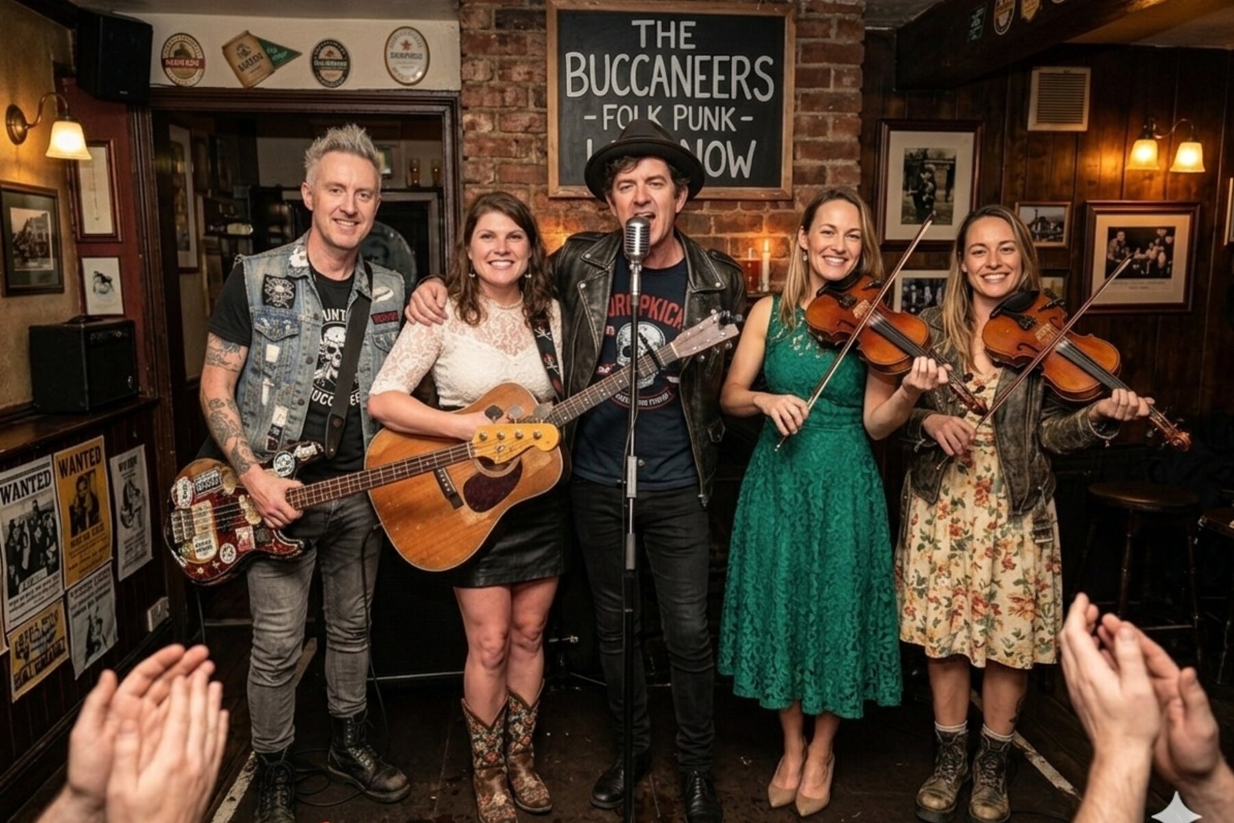 The Buccaneers performing live